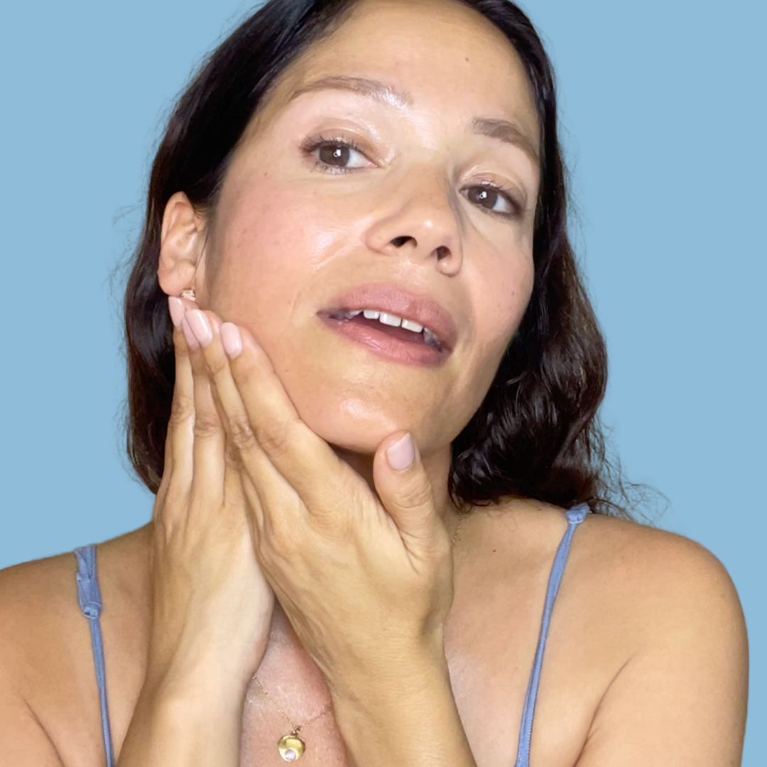 Facial massage ritual to relax muscles and boost natural radiance